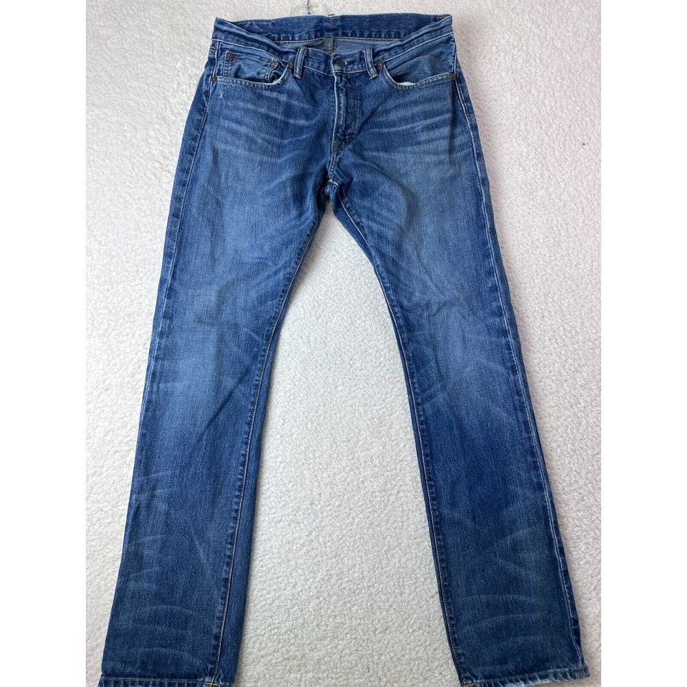 Polo Ralph Lauren Jeans Mens 32x32 Blue Medium Wash Slim Fit Denim